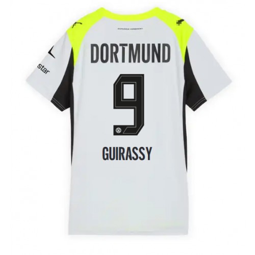 Borussia Dortmund Serhou Guirassy #9 Seconda Maglia Femmina 2025-26 Manica Corta